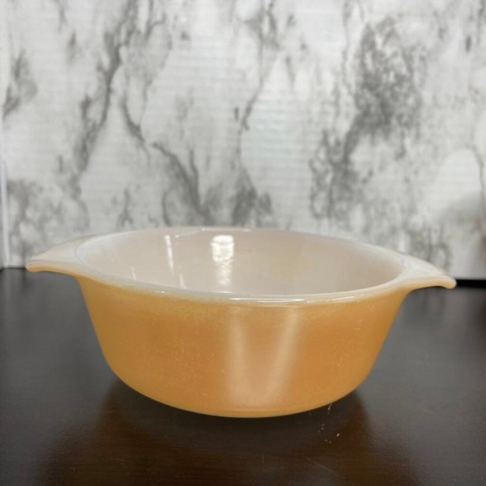 Vintage 472 Peach Luster Anchor Hocking Fire King 12oz Ovenware​
